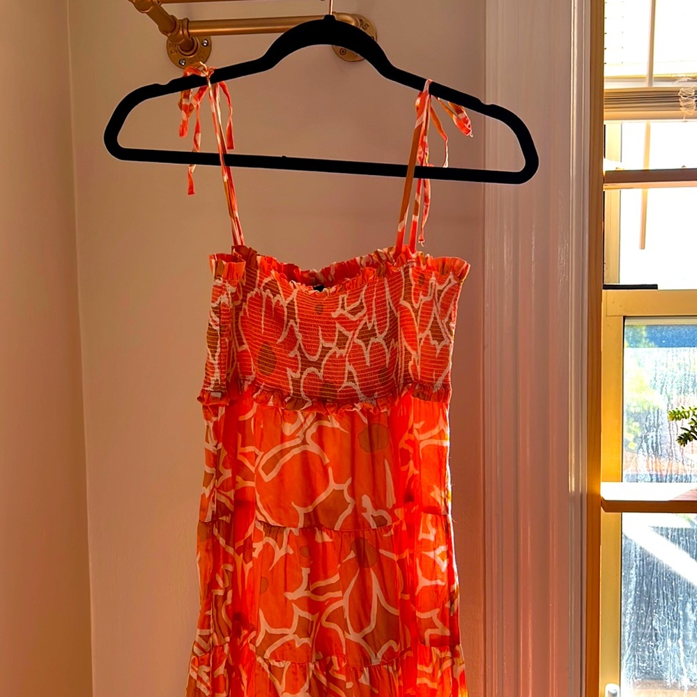 J. Crew Long Flowy Floral Dress
